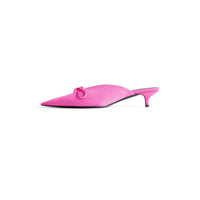 Knife Bow 40 Mules - Pink