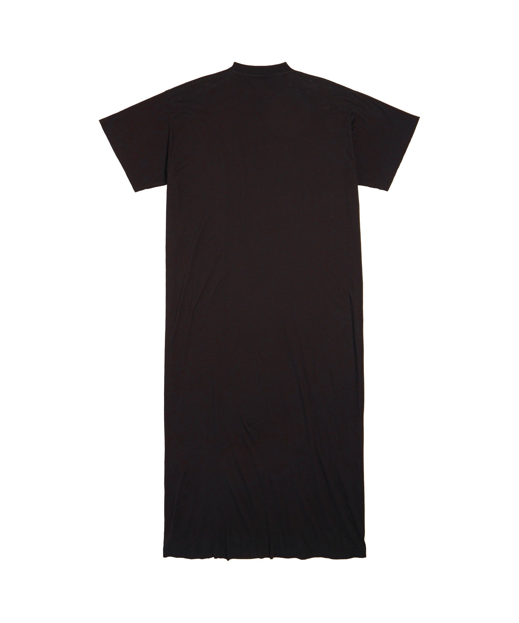 Beverly Hills T-Shirt Maxi Dress - Washed Black & White