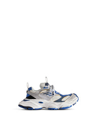 Cargo Sneakers - Grey & White & Blue