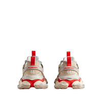 Cargo Sneakers - Beige & Grey & Red