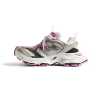 Cargo Sneakers - Grey & White & Pink