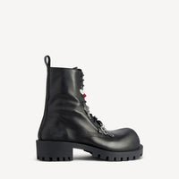 Hummer Lace-Up Booties - Black