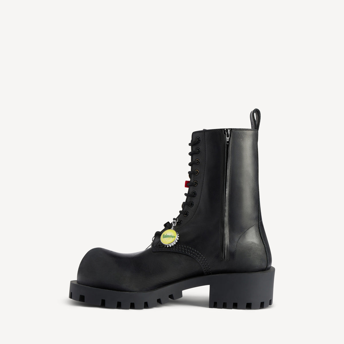 Hummer Lace-Up Booties - Black