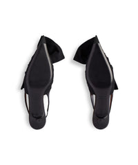 Knife Chemise 40 Slingback - Black
