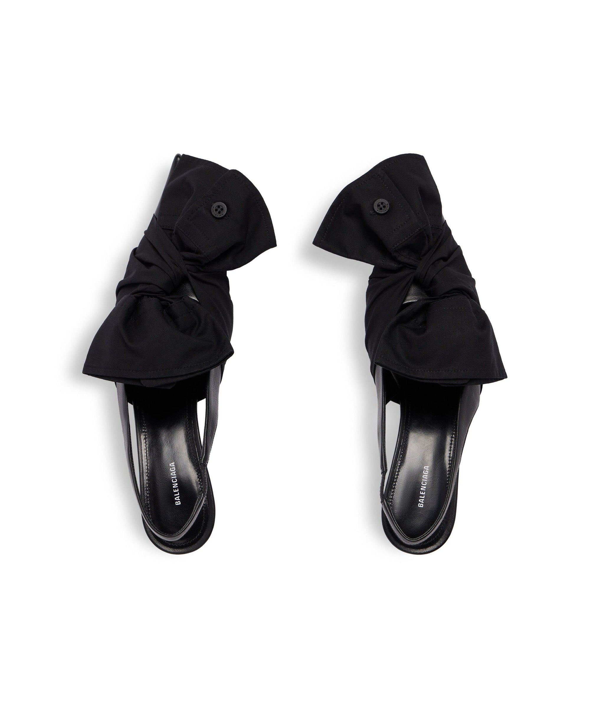 Knife Chemise 40 Slingback - Black