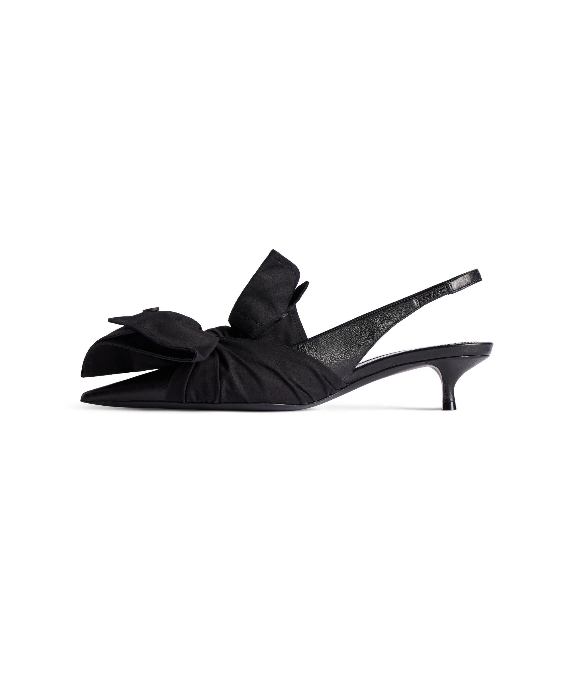 Knife Chemise 40 Slingback - Black
