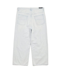 Oversized Baggy Pants - Heavy Bleached Blue