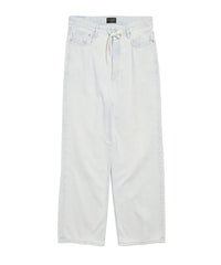 Oversized Baggy Pants - Heavy Bleached Blue