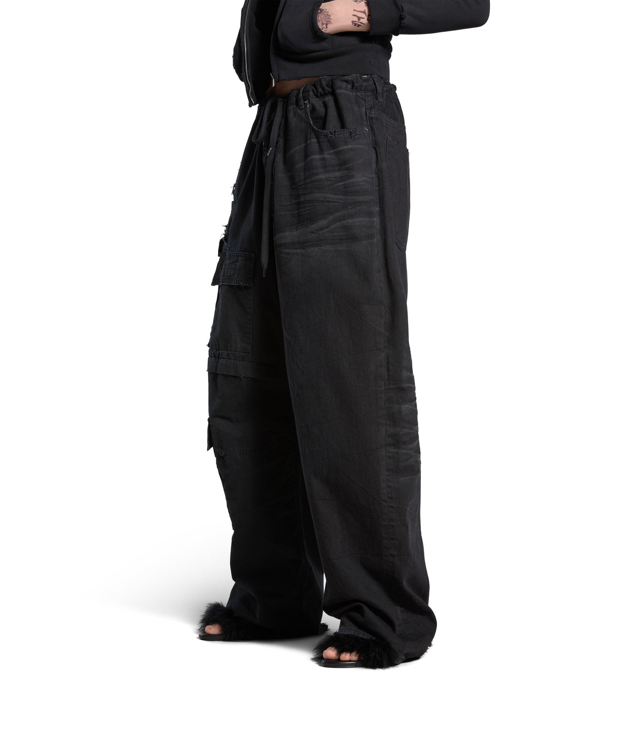 Hybrid Baggy Pants - Lightweight Black