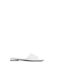 Duty Free Flat Sandals - White