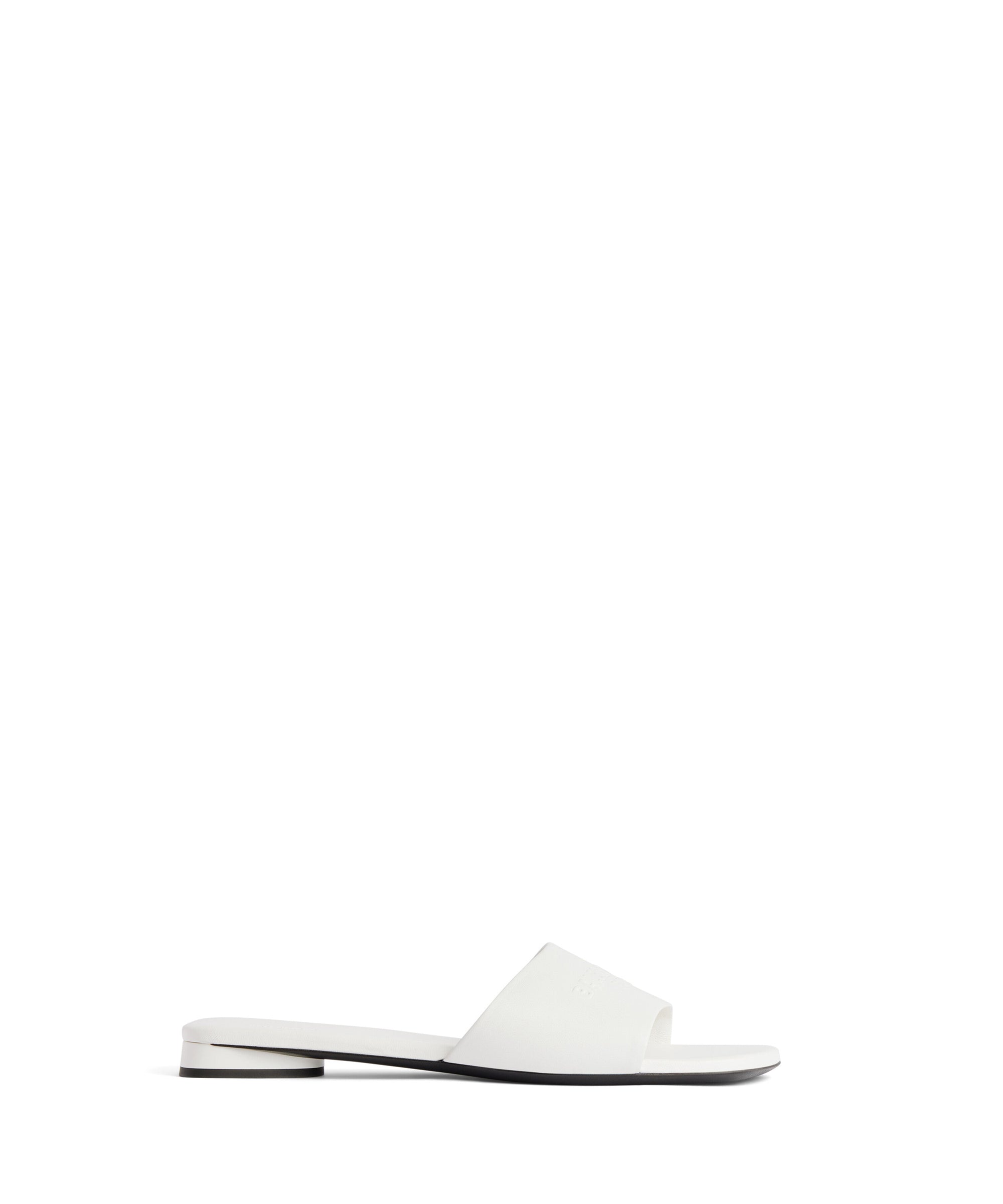 Duty Free Flat Sandals - White