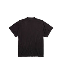 Metal BB Stencil T-Shirt Oversized - Washed Black & White