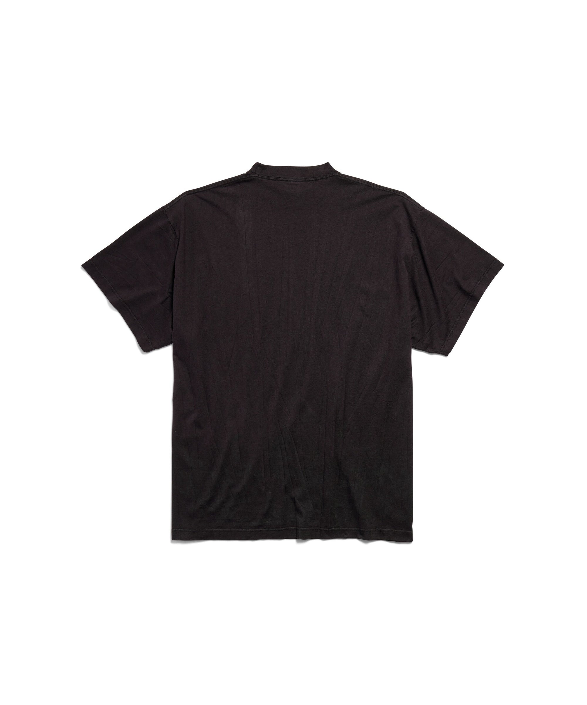 Metal BB Stencil T-Shirt Oversized - Washed Black & White