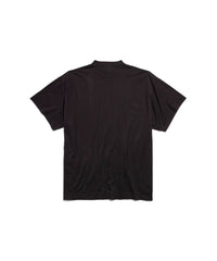 Metal BB Stencil T-Shirt Oversized - Washed Black & White