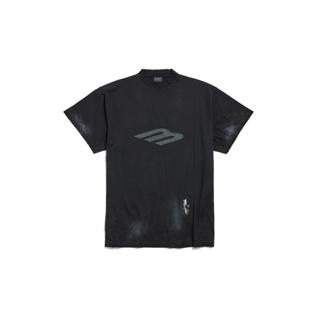 3B Stencil T-Shirt Oversized - Black