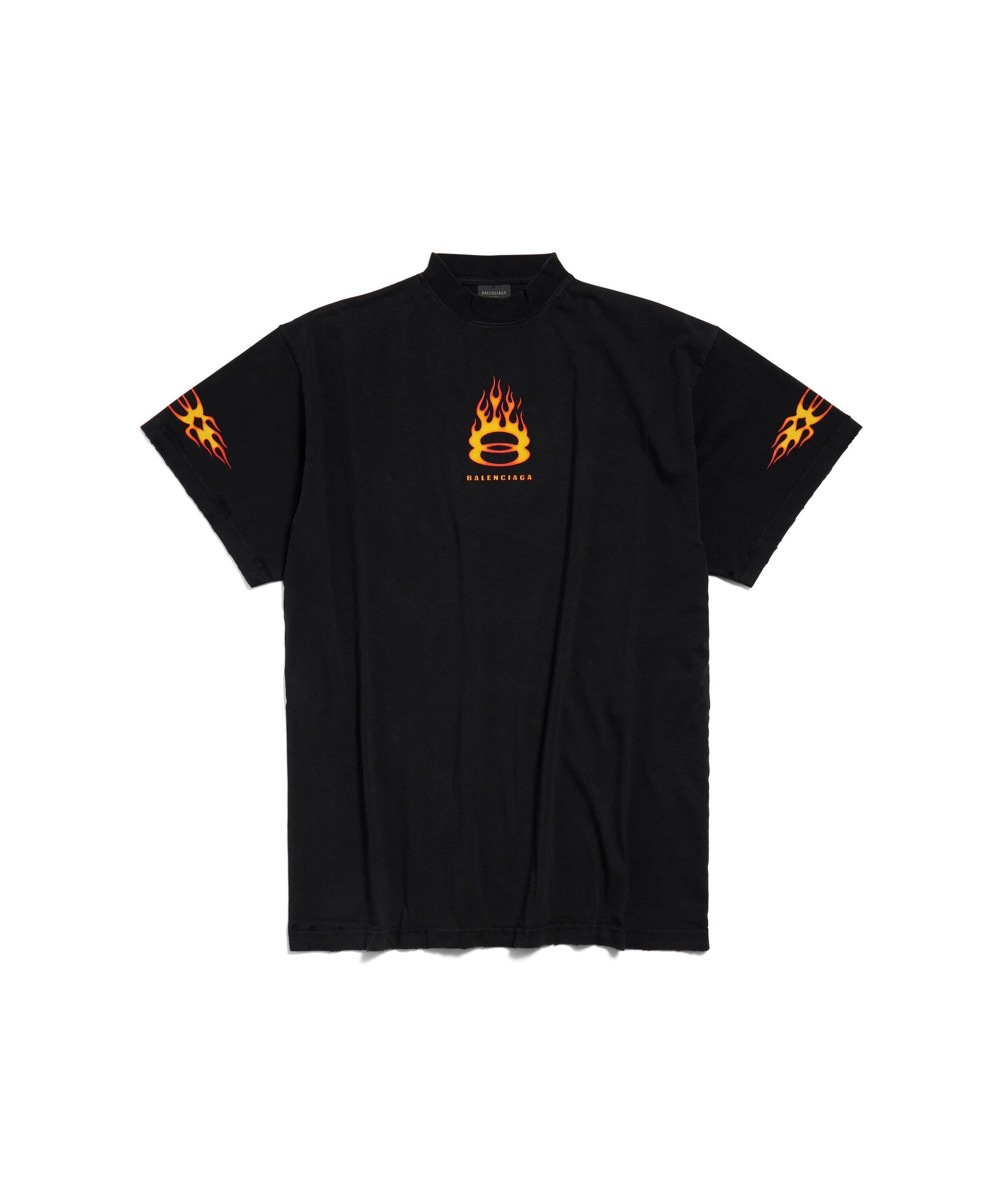 Burning Unity T-Shirt Oversized - Washed Out Black