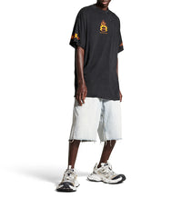 Burning Unity T-Shirt Oversized - Washed Out Black