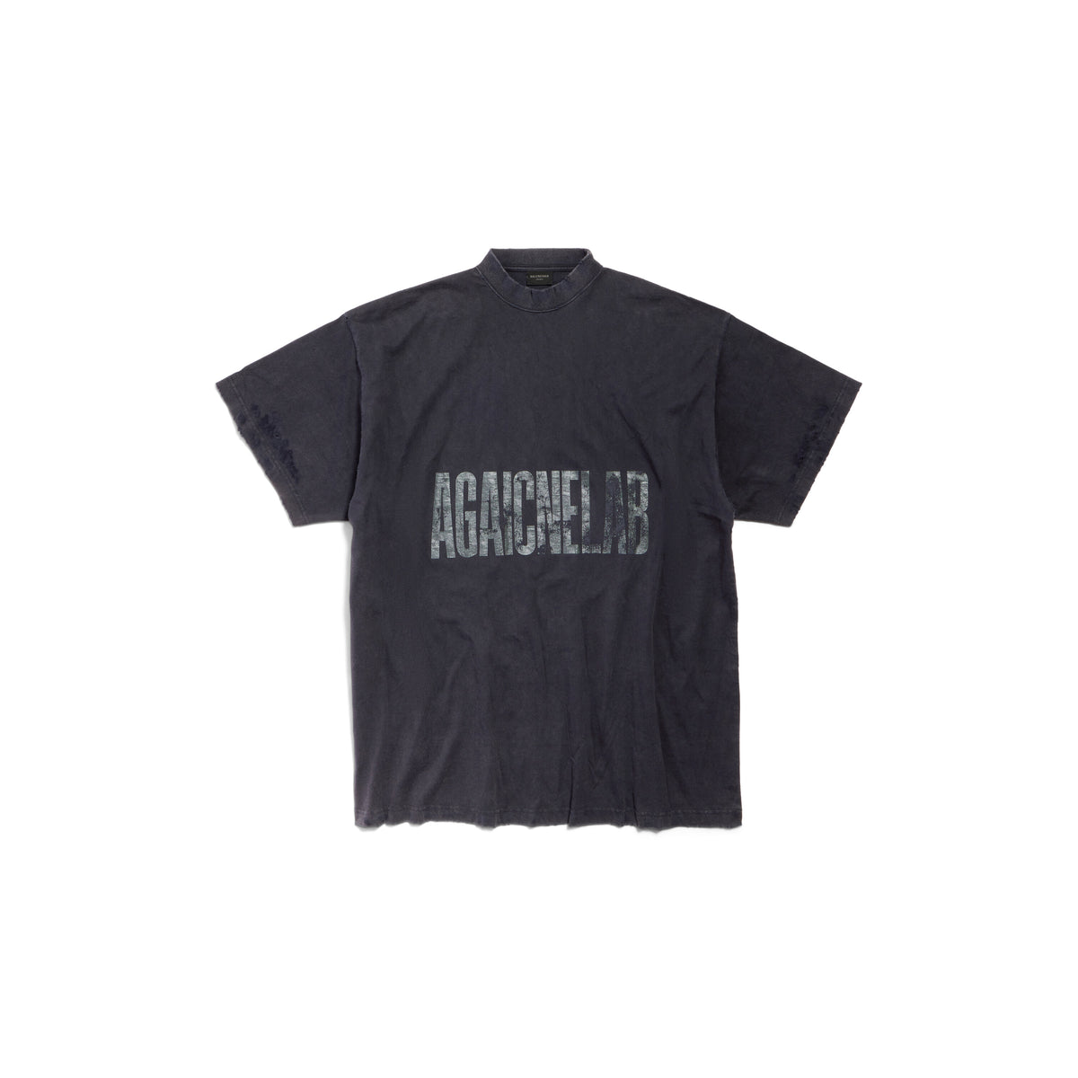 Agaicnelab T-Shirt Oversized Fit - Whashed Black