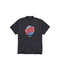 Planet Earth T-Shirt Oversized - Washed Black