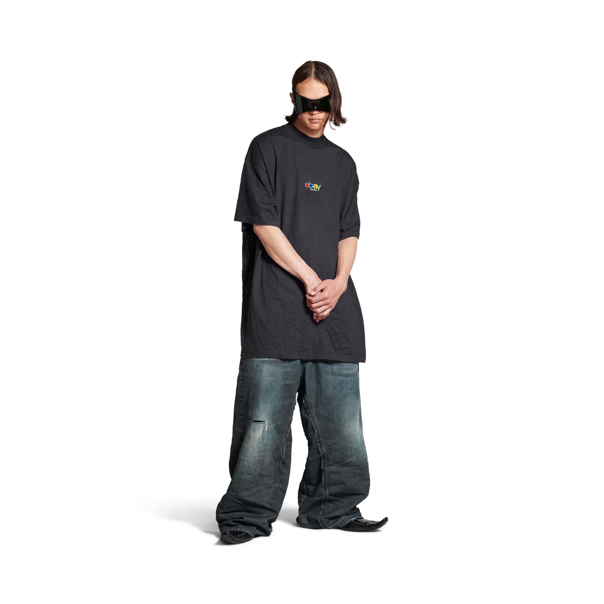 eBay T-Shirt Oversized - Washed Black