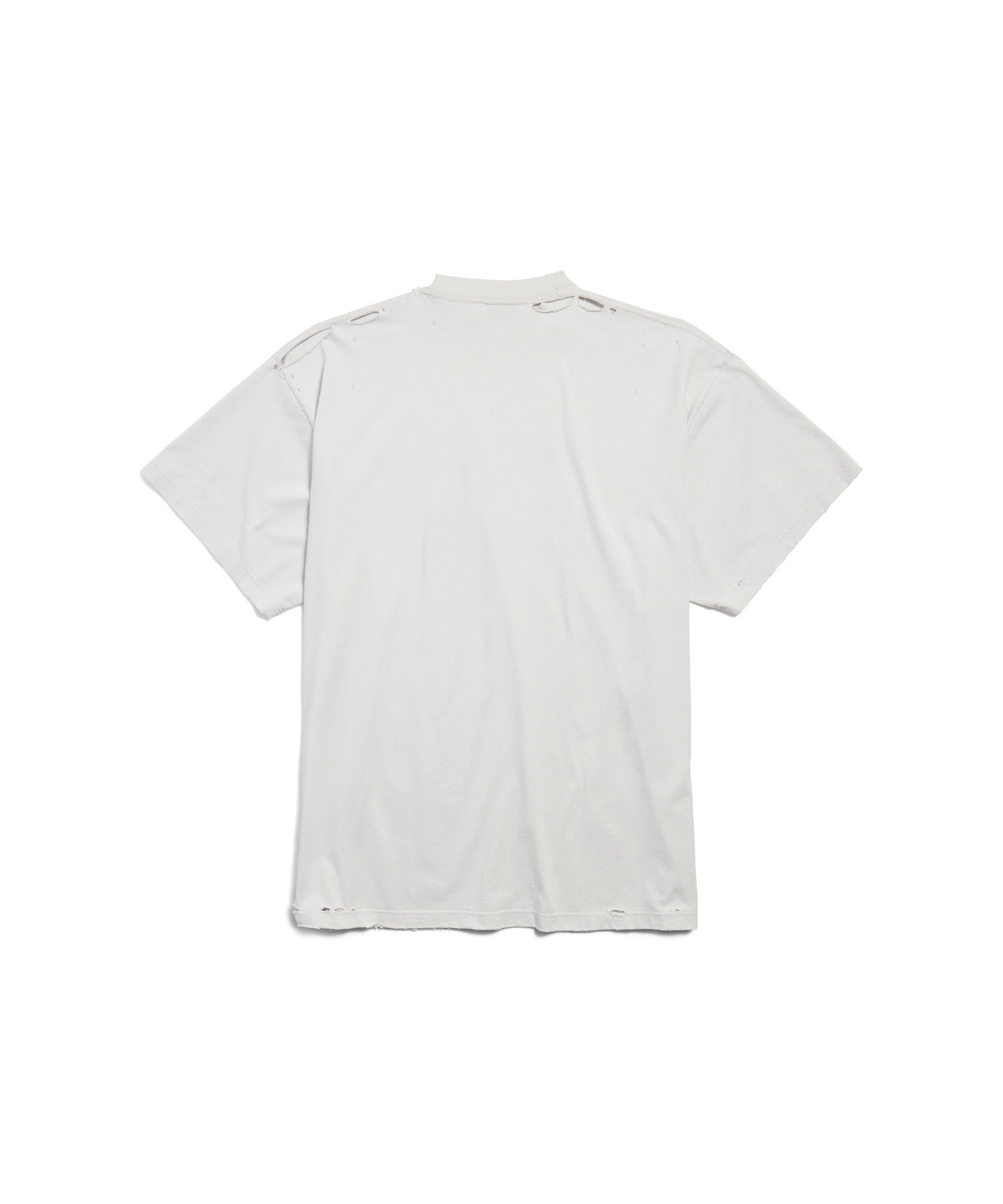 3B Liquefied T-Shirt Oversized - Dirty White & Black