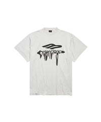 3B Liquefied T-Shirt Oversized - Dirty White & Black