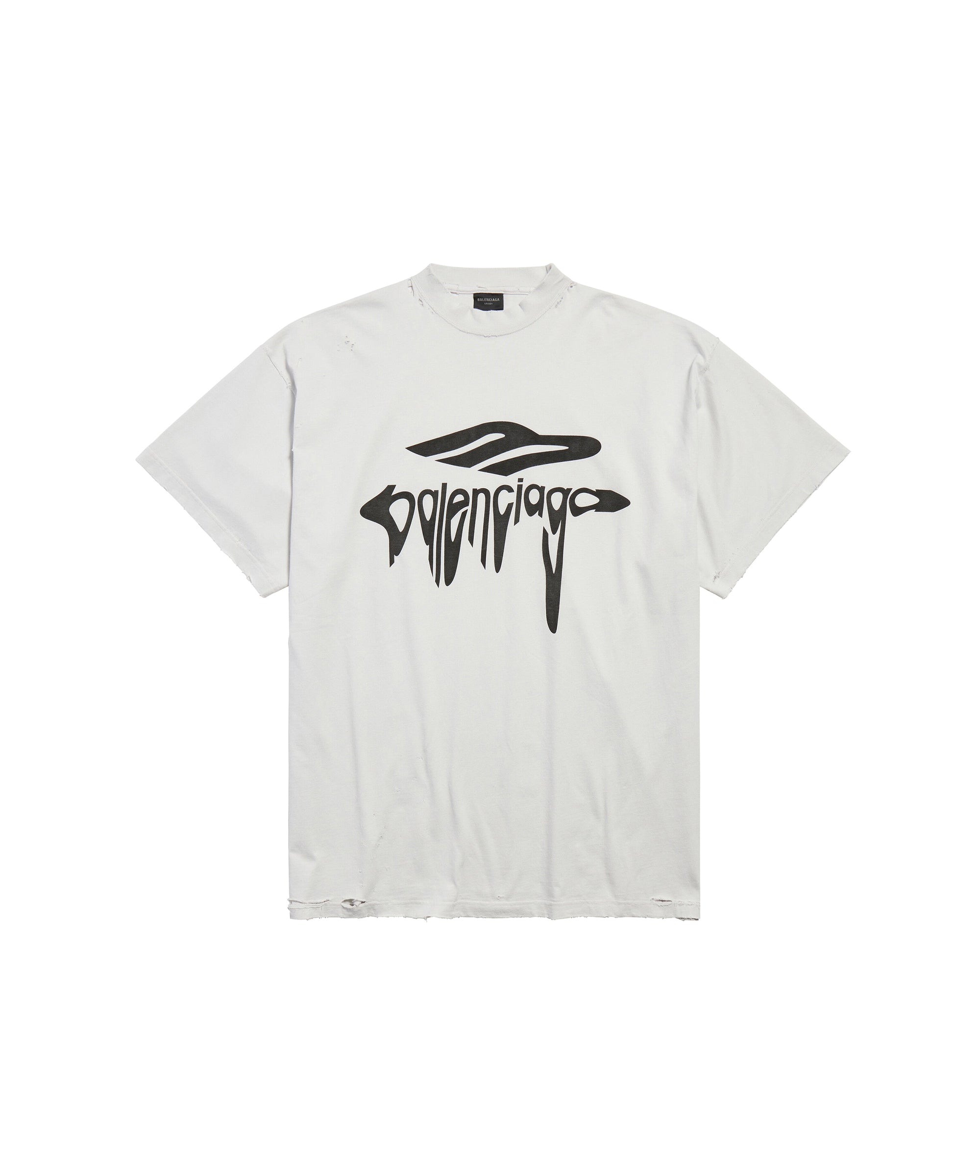 3B Liquefied T-Shirt Oversized - Dirty White & Black