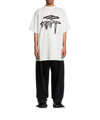 3B Liquefied T-Shirt Oversized - Dirty White & Black