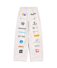 Business English Baggy Sweatpants - Off White
