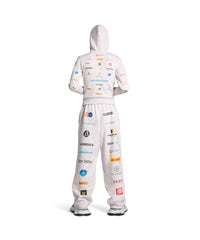 Business English Baggy Sweatpants - Off White