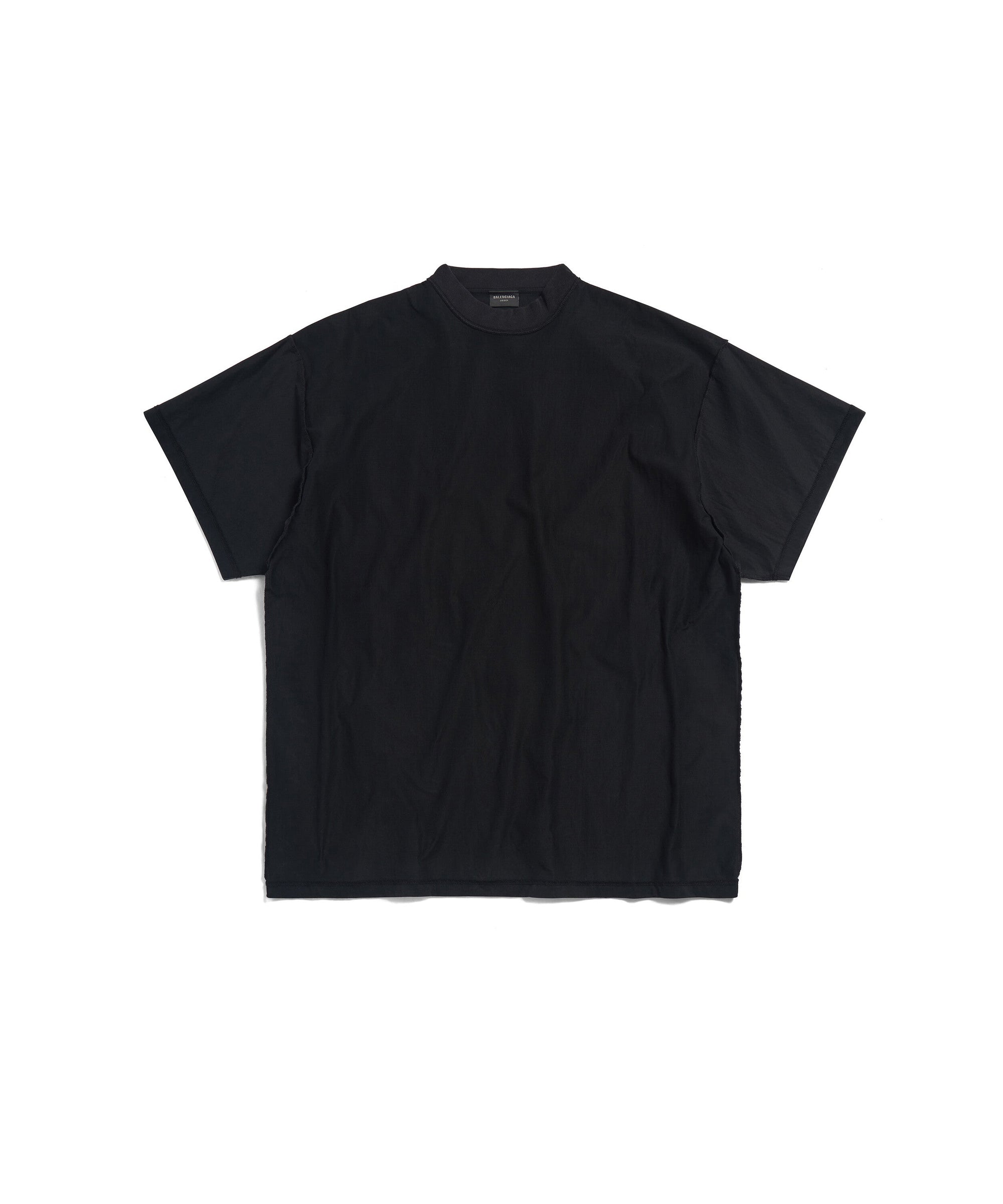 Inside-Out T-Shirt Oversized - Faded Black