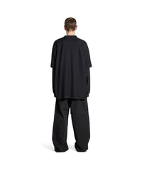Inside-Out BB Classic T-Shirt Oversized - Faded Black & White