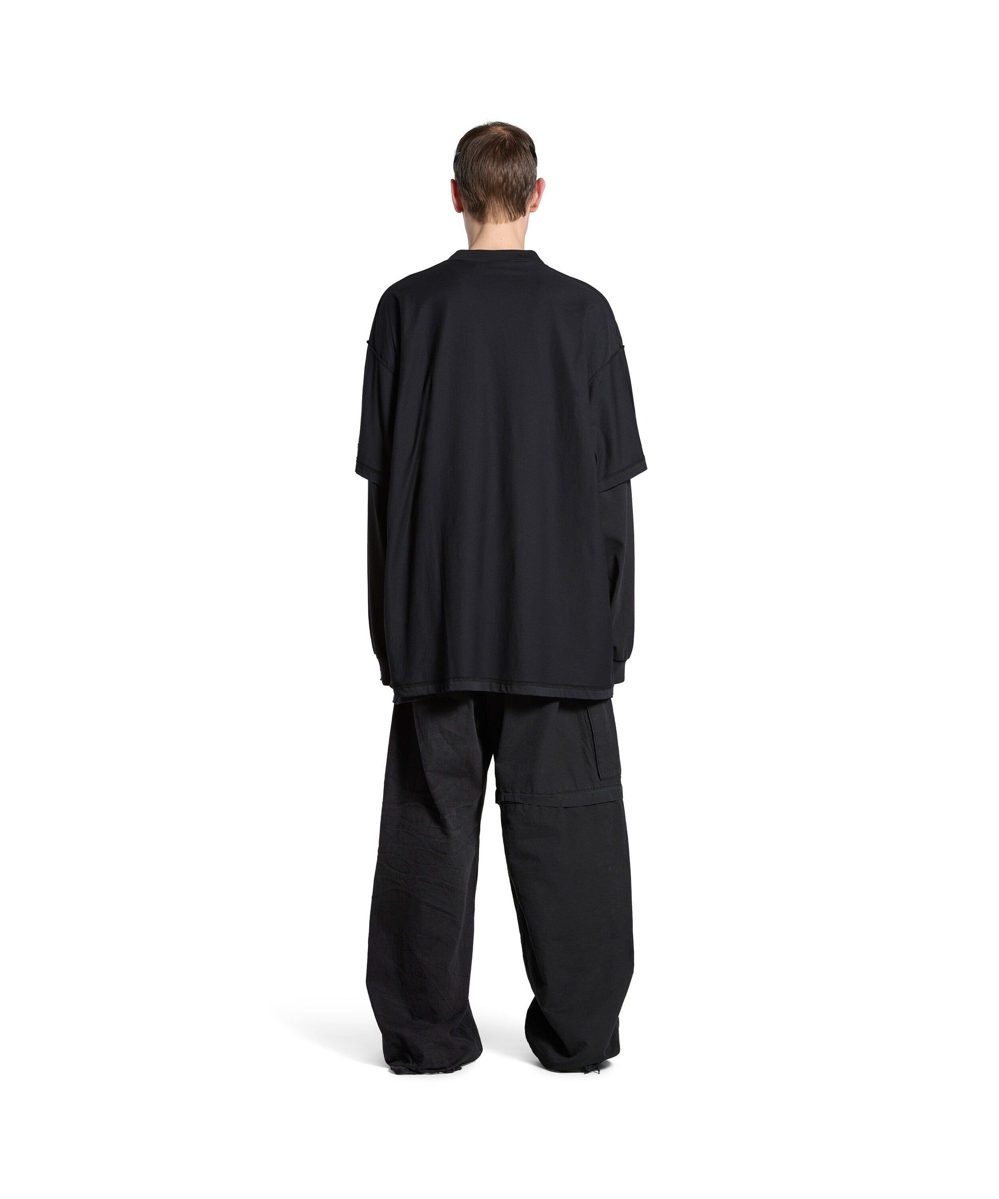 Inside-Out BB Classic T-Shirt Oversized - Faded Black & White