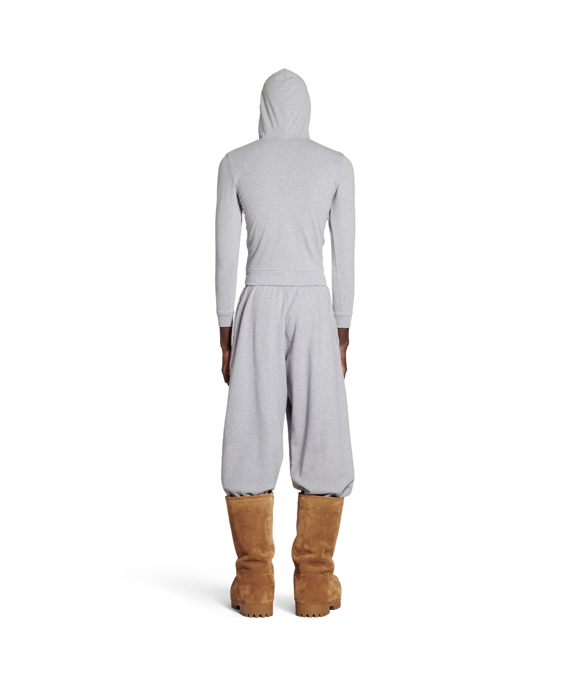 Zip-Up Hoodie - Heather Grey