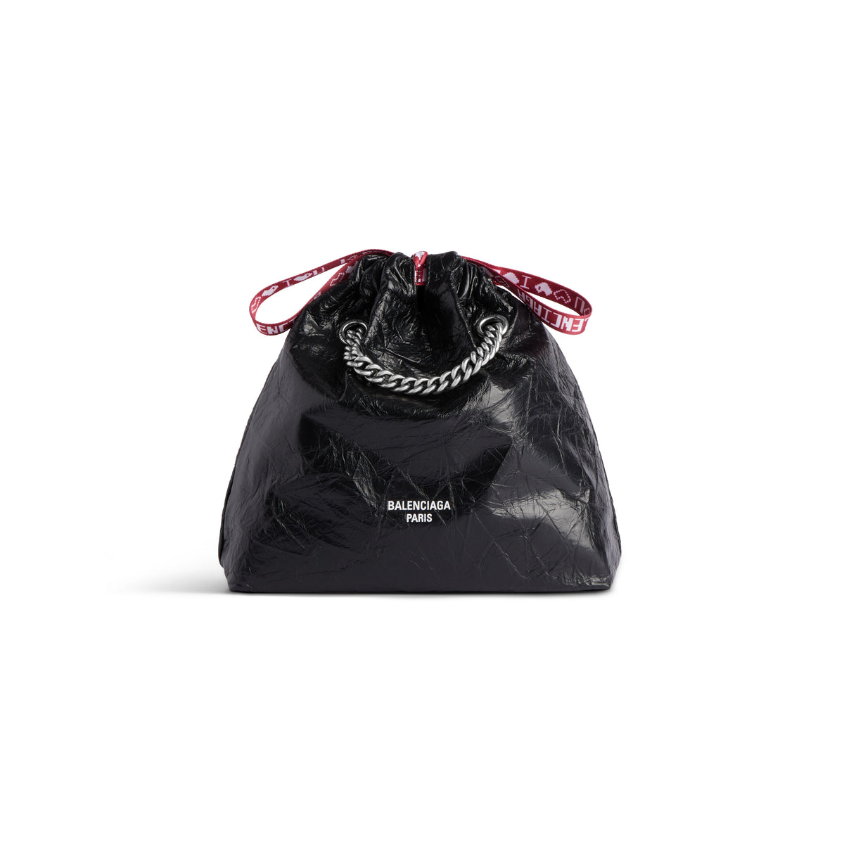 Crush Small Tote Bag - Black & Red