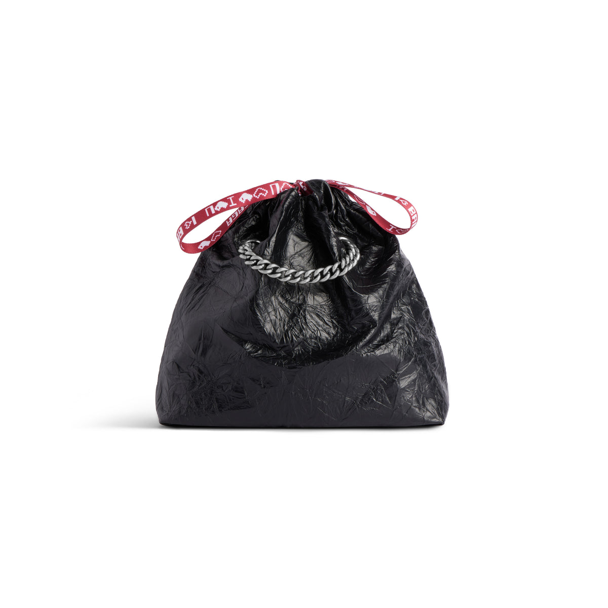 Crush Small Tote Bag - Black & Red