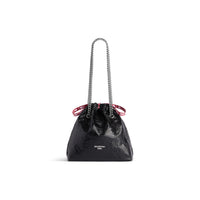 Crush Small Tote Bag - Black & Red