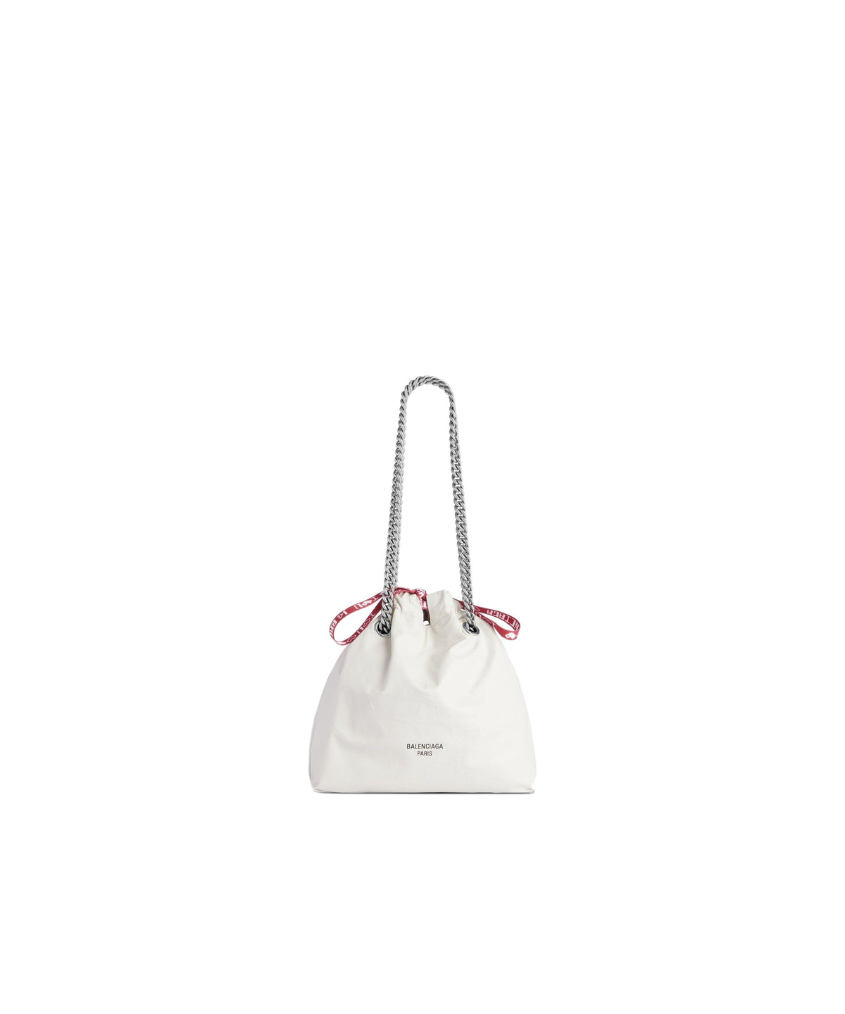 CRUSH / Crush Small Tote Bag - Optic White & Red