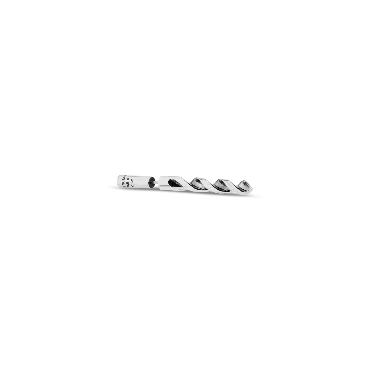 City Drill Earring - Silver