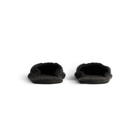 Hotel Flat Mules - Black & Gold