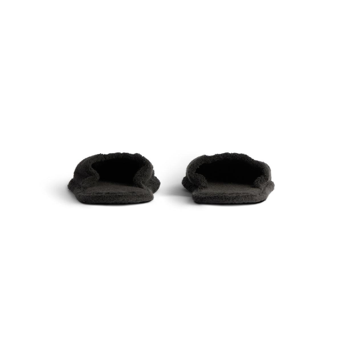 Hotel Flat Mules - Black & Gold