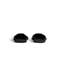 Hotel Flat Mules - Black