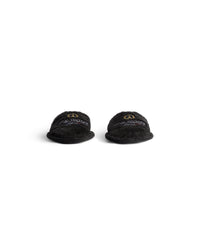 Hotel Flat Mules - Black