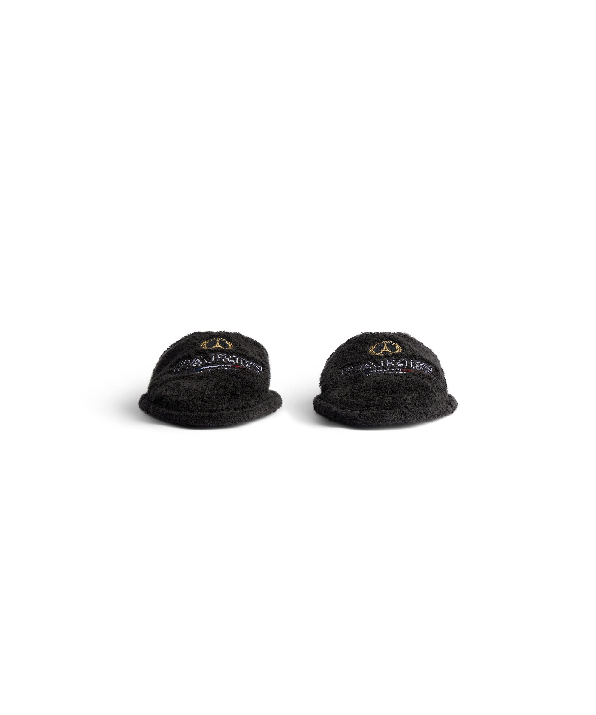 Hotel Flat Mules - Black