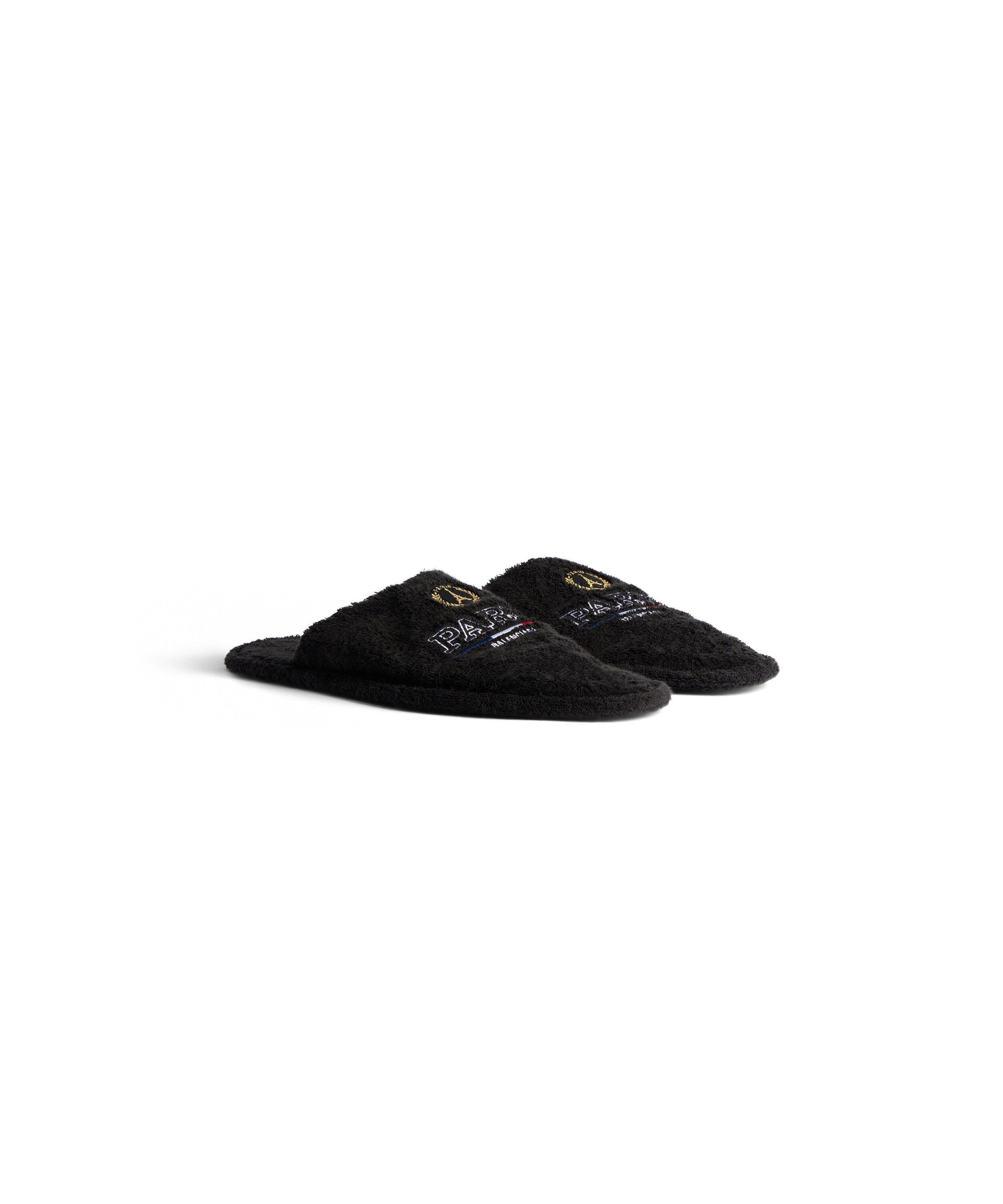 Hotel Flat Mules - Black