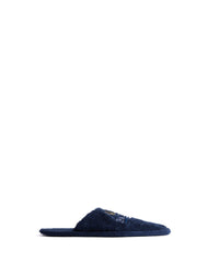 Hotel Flat Mules - Blue Navy