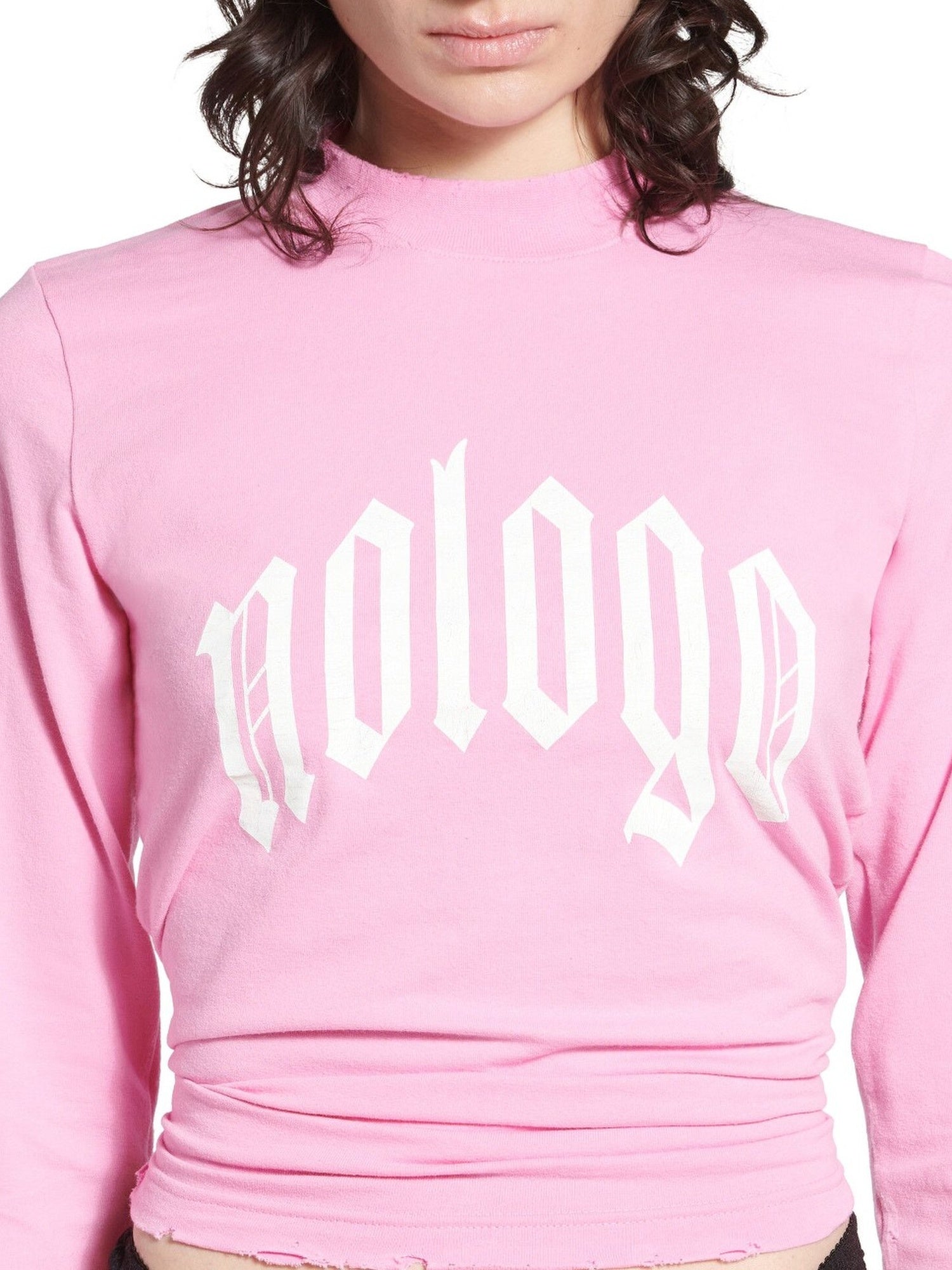 Nologo Long Sleeve blue & white & silver T-shirt - Blue & White & Silver