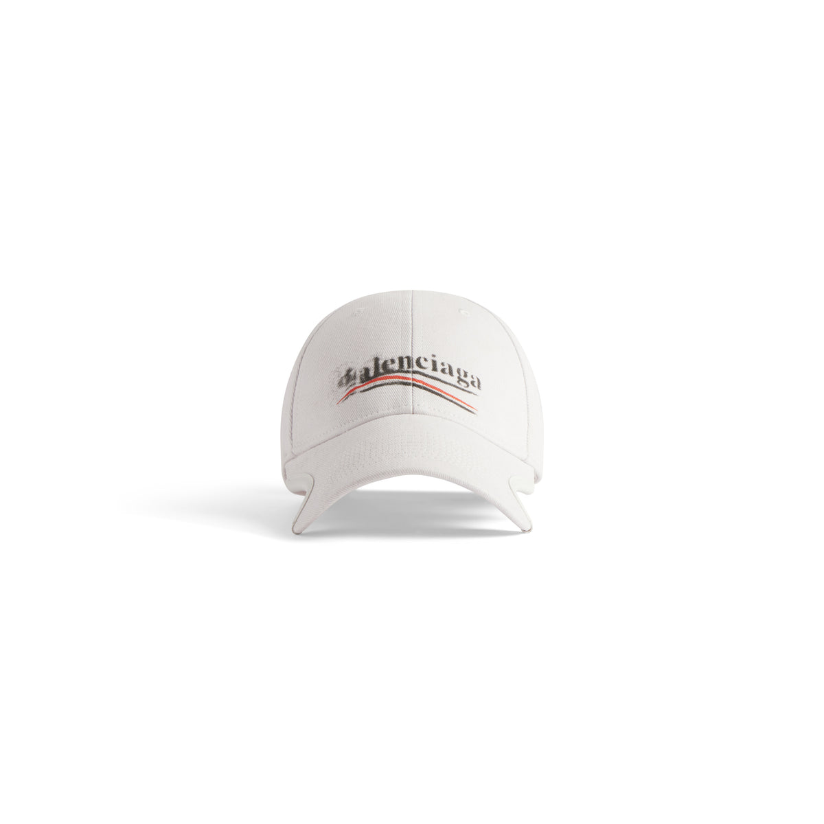 Political Stencil Cap - White