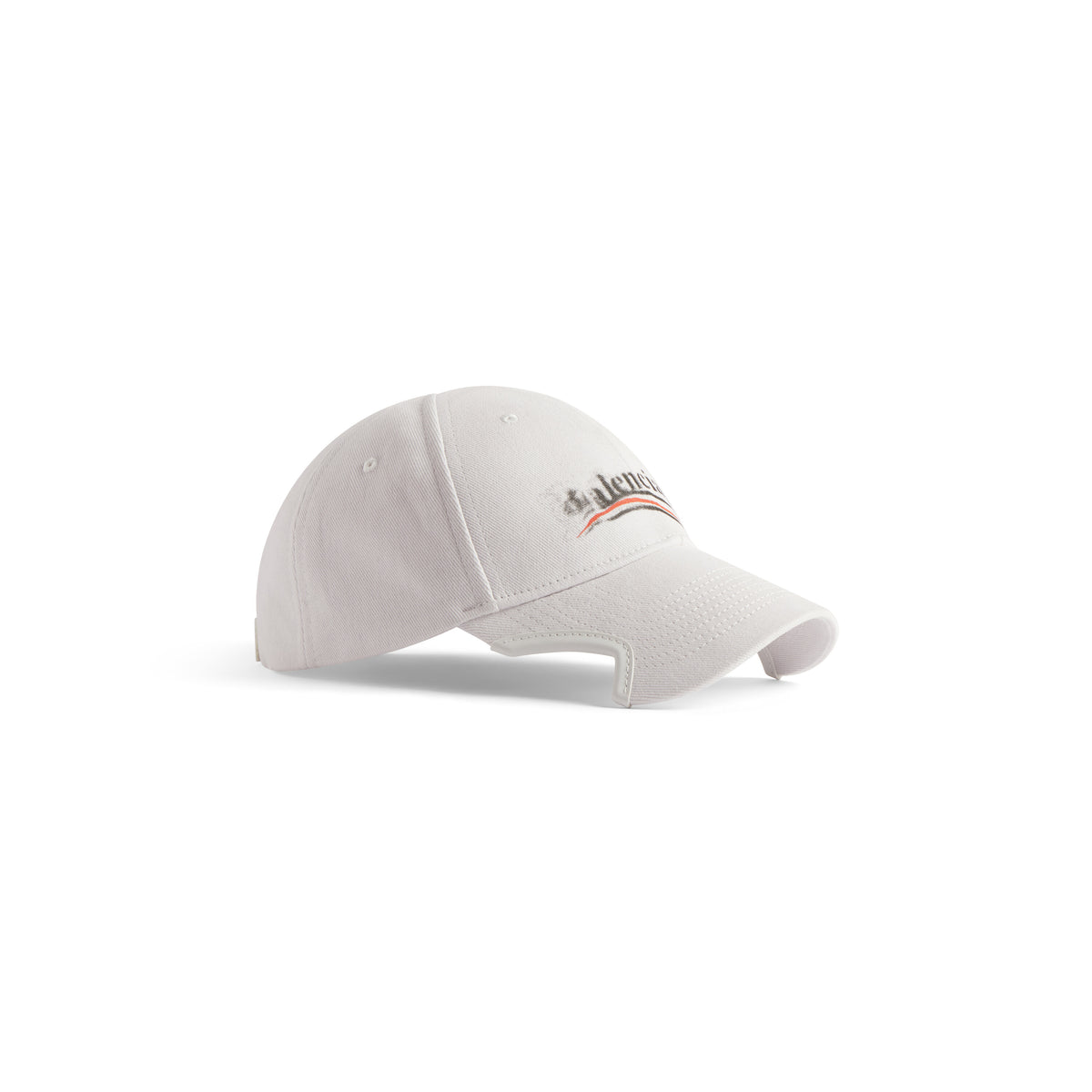 Political Stencil Cap - White