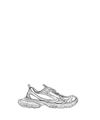 3XL Fishnet Sneakers - Grey